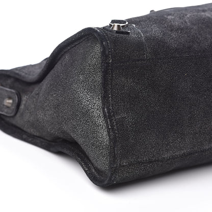 Balenciaga Metallic Craquele Classic Hardware City Black 8 of 14
