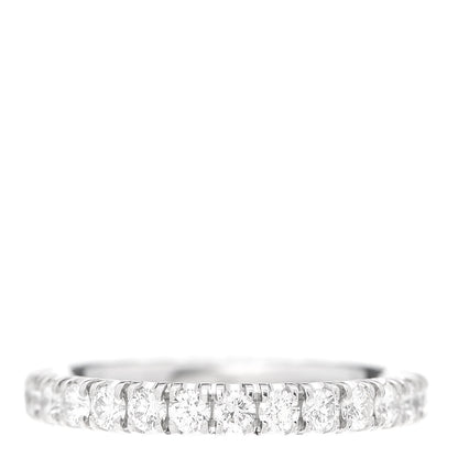 Cartier Platinum Diamond 2.6mm Etincelle de Wedding Band Ring 50 5.25 3 of 6