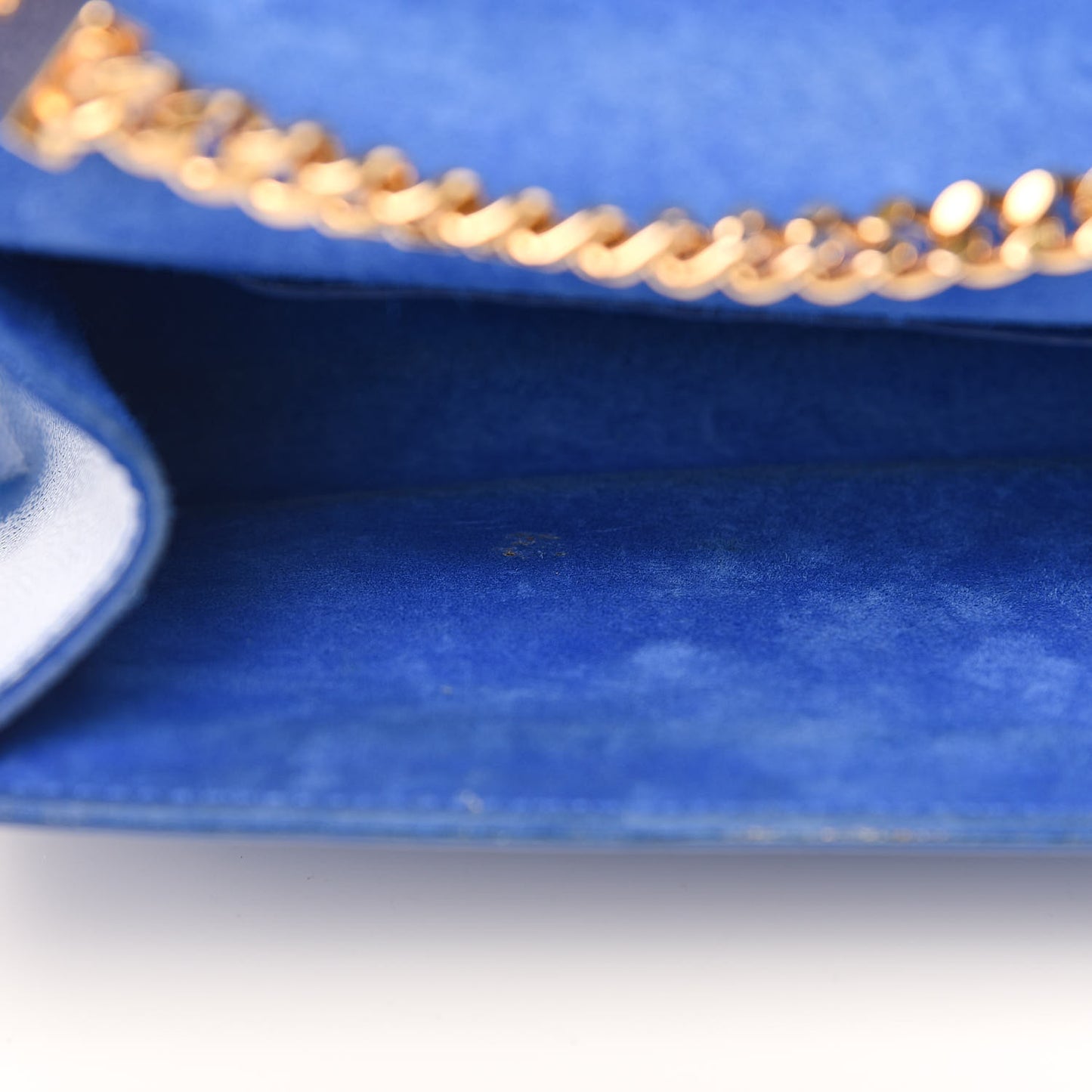 Grain De Poudre Small Classic Monogram Kate Satchel Royal Blue