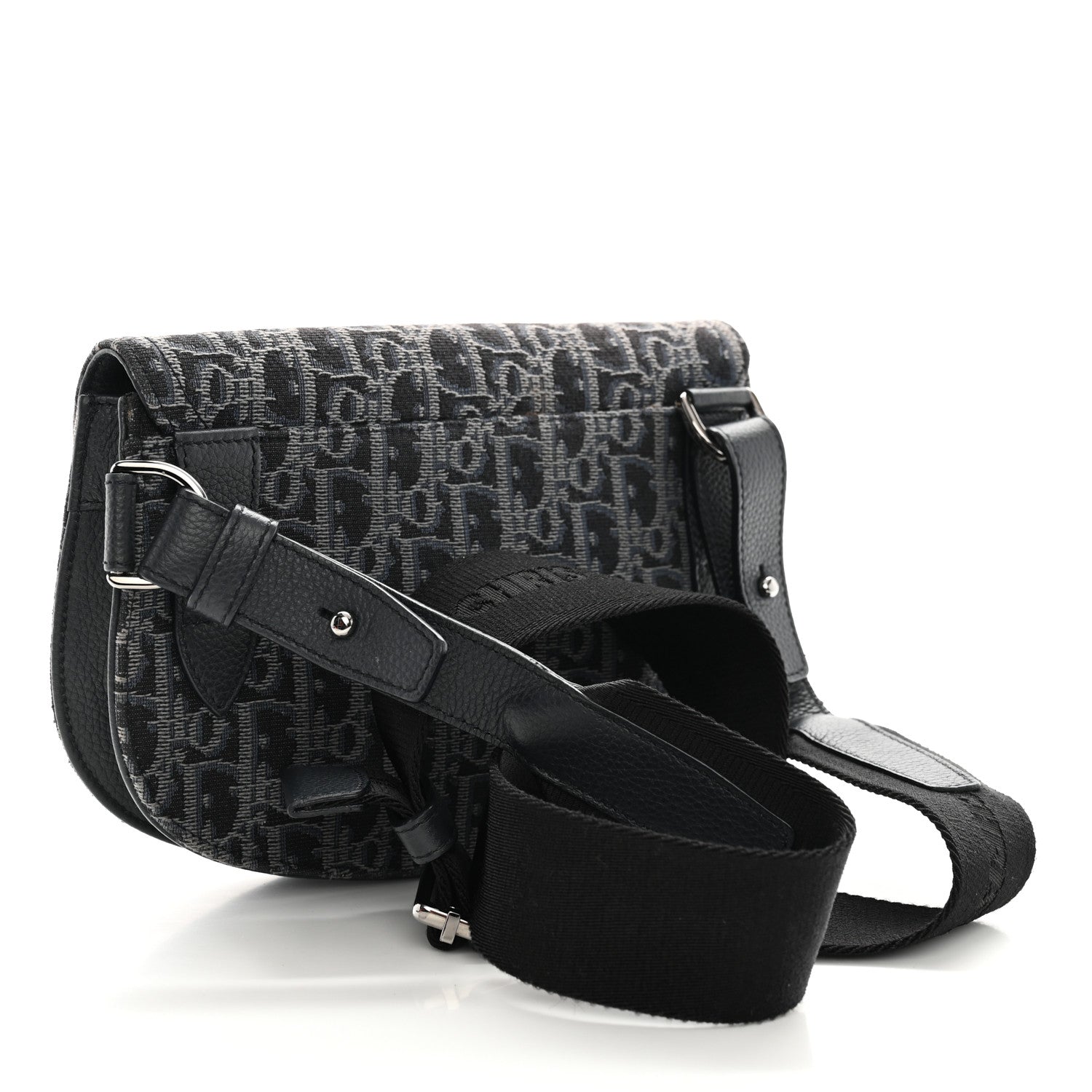 Christian Dior Oblique Saddle Messenger Pouch Blue 3 of 10