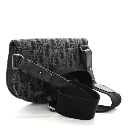 Christian Dior Oblique Saddle Messenger Pouch Blue 3 of 10