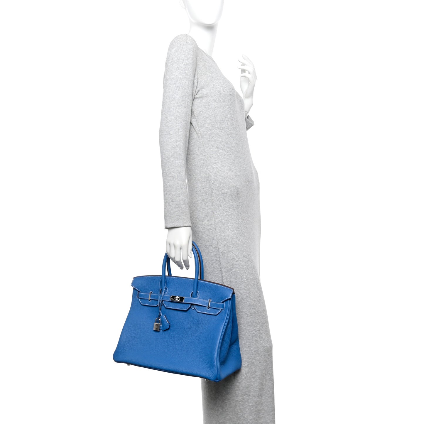 Togo Horseshoe Birkin 35 Mykonos Iris