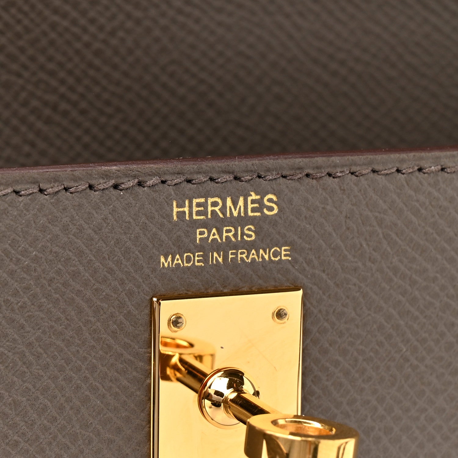 Hermes Epsom Kelly Sellier 25 Etain 6 of 11