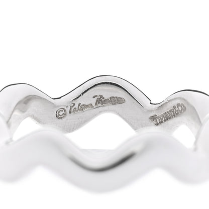 Tiffany Sterling Silver Paloma Picasso Zig Zag Ring 52 6 5 of 5