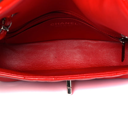 Chanel Patent Calfskin Quilted Mini Rectangular Flap Red 5 of 9