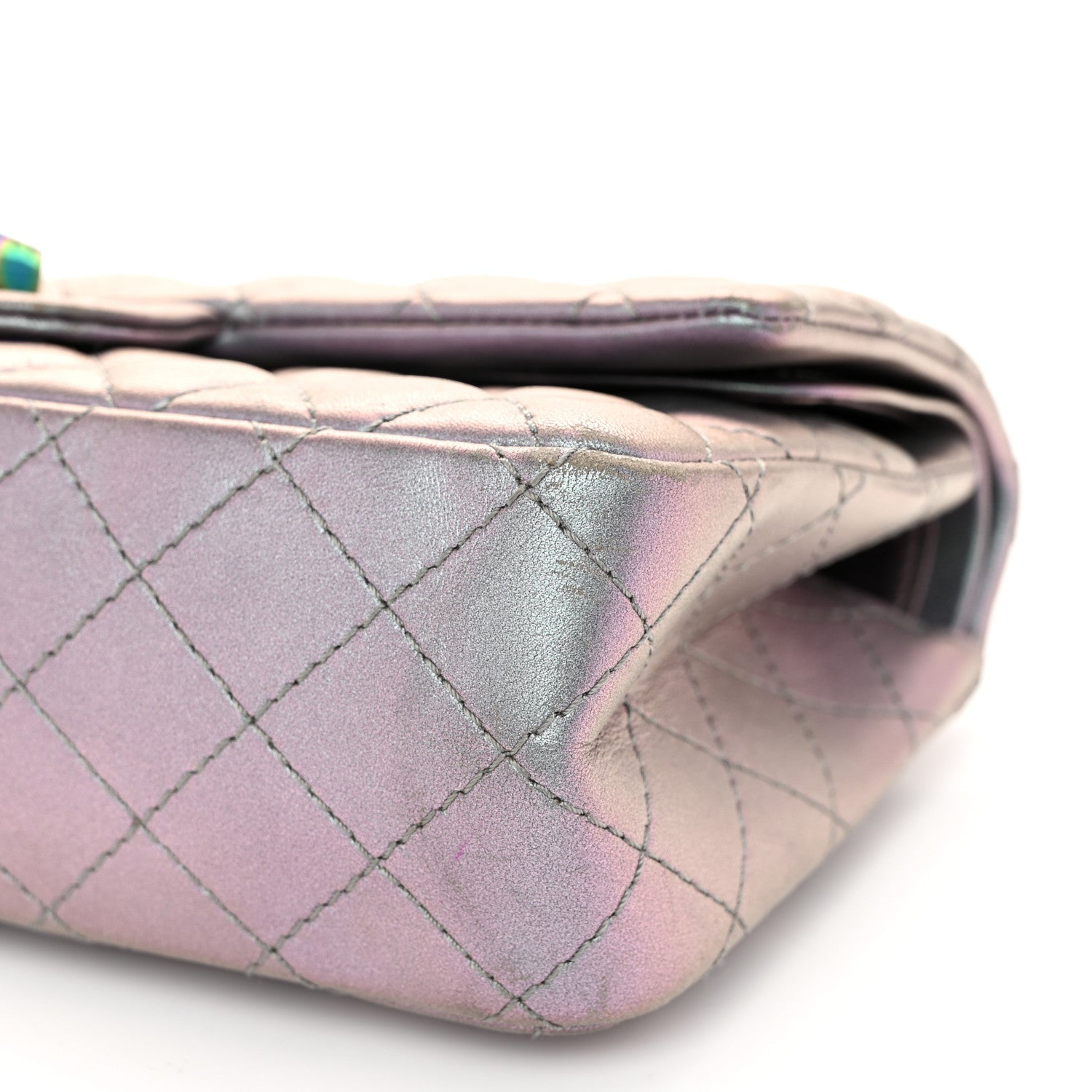 Chanel Iridescent Lambskin Quilted 2.55 Reissue 225 Flap Light Purple 10 of 12