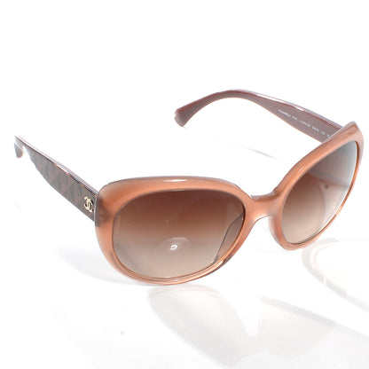 Chanel Quilted Sunglasses 5184 Tan 3 of 5