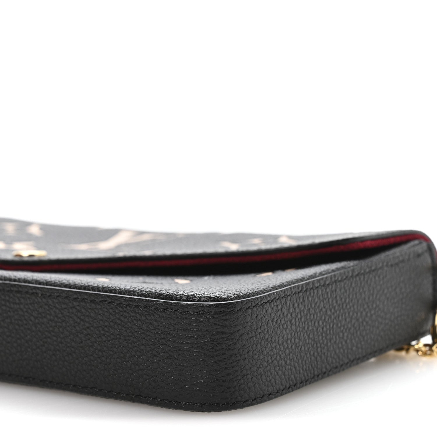Louis Vuitton Empreinte Monogram Giant Felicie Pochette Black Beige 10 of 11