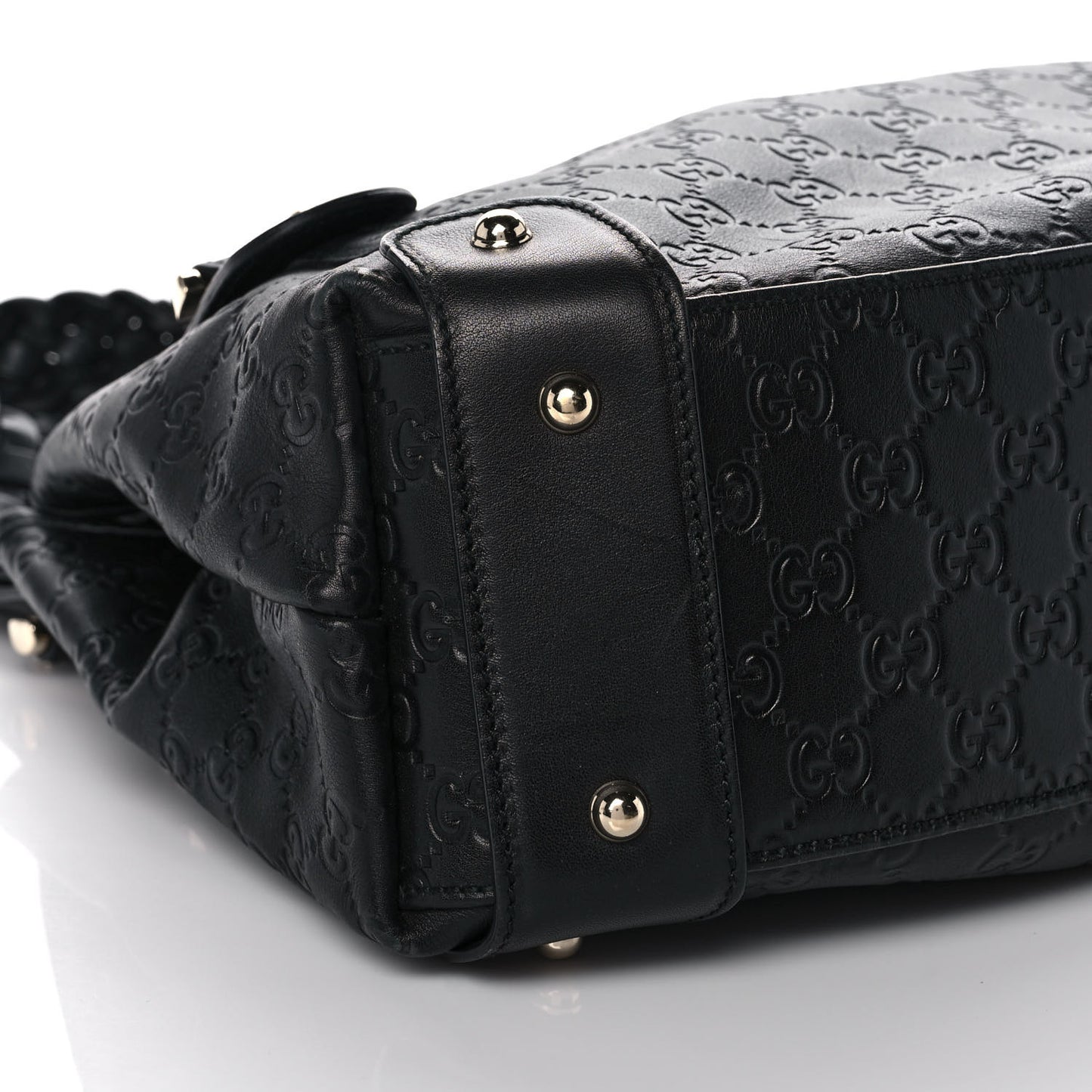 Guccissima Small Pelham Shoulder Bag Black