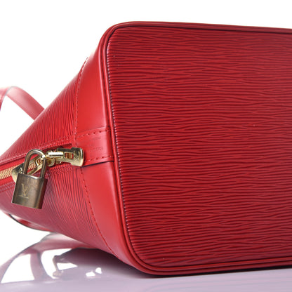 Louis Vuitton Epi Alma PM Castillan Red 7 of 8