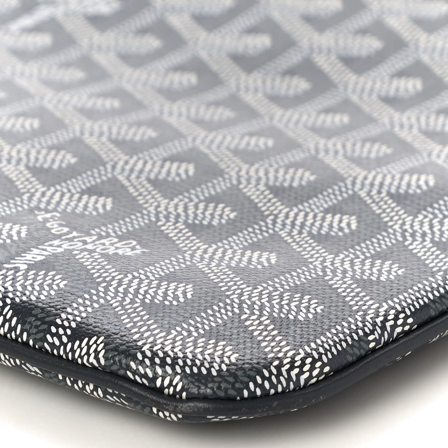 Goyard Goyardine Senat Pochette MM Grey 9 of 10