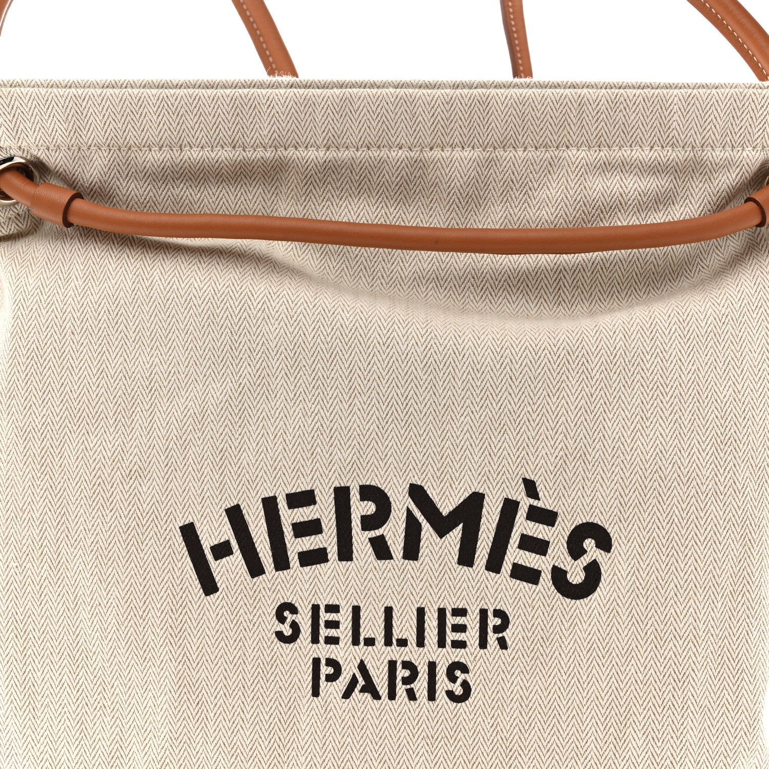 Hermes Canvas Swift Aline Grooming Bag Gold 8 of 10