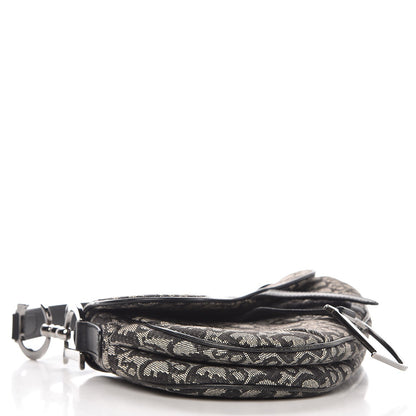 Christian Dior Monogram Saddle Bag Black 4 of 8