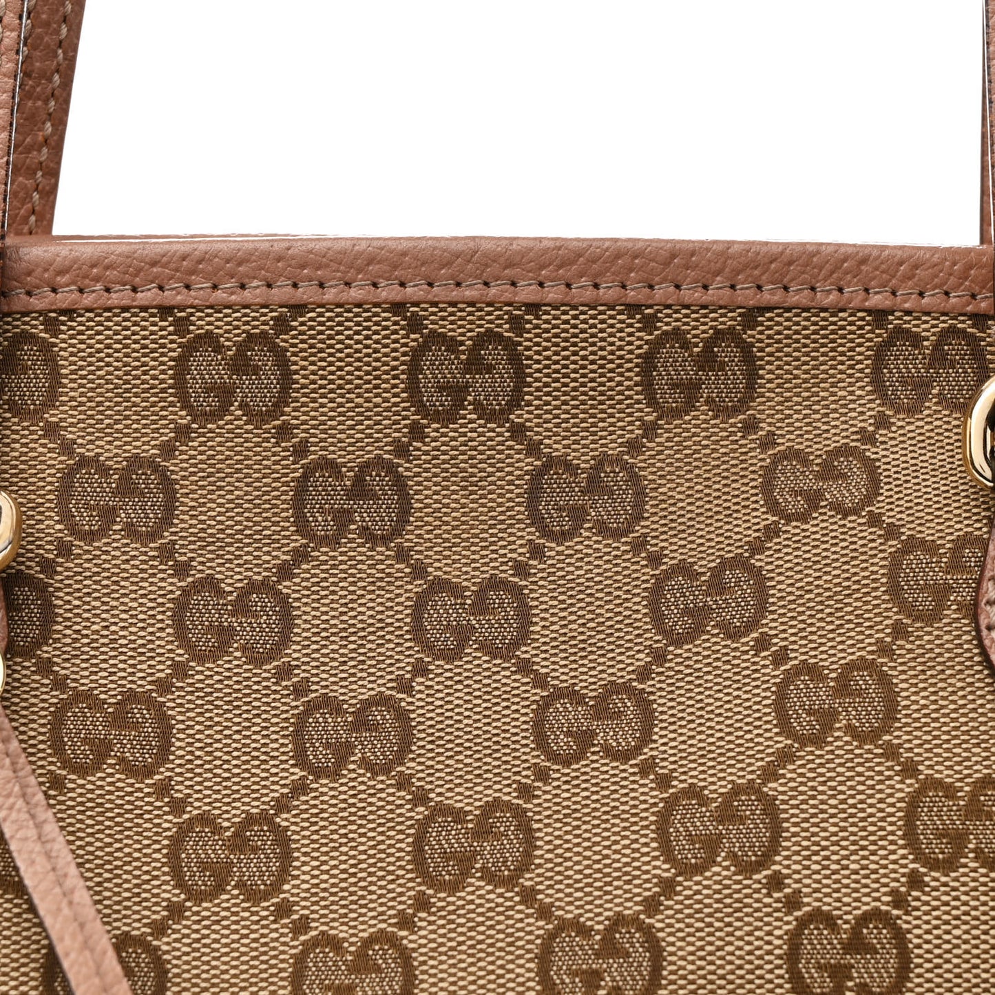 Monogram Medium Bree Zippered Tote Beige Dark Cipria