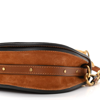 Chloe Calfskin Suede Small Nile Bracelet Bag Caramel 10 of 10
