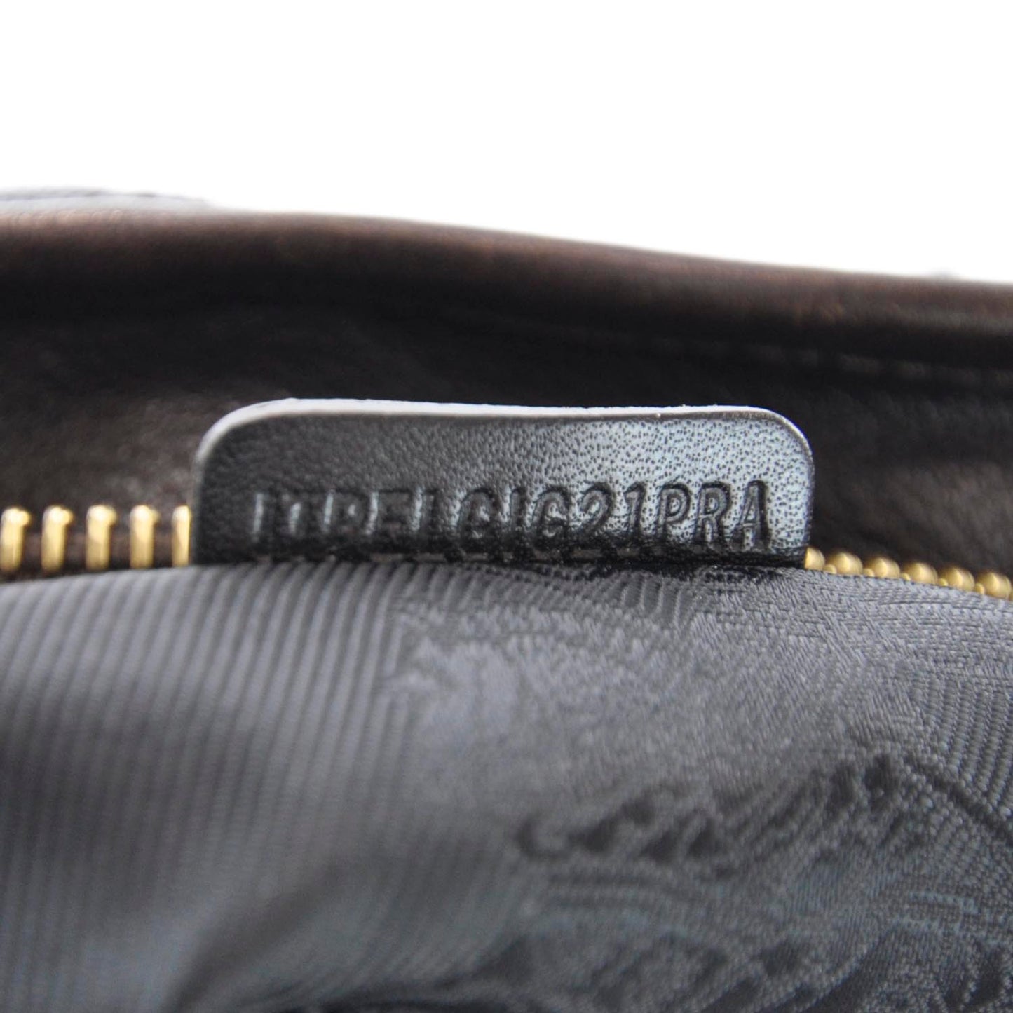 Leather Metal Stitch Lowry Brown