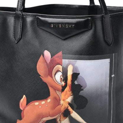 Givenchy Textured Coated Canvas Bambi Print Medium Antigona Tote 10 of 13
