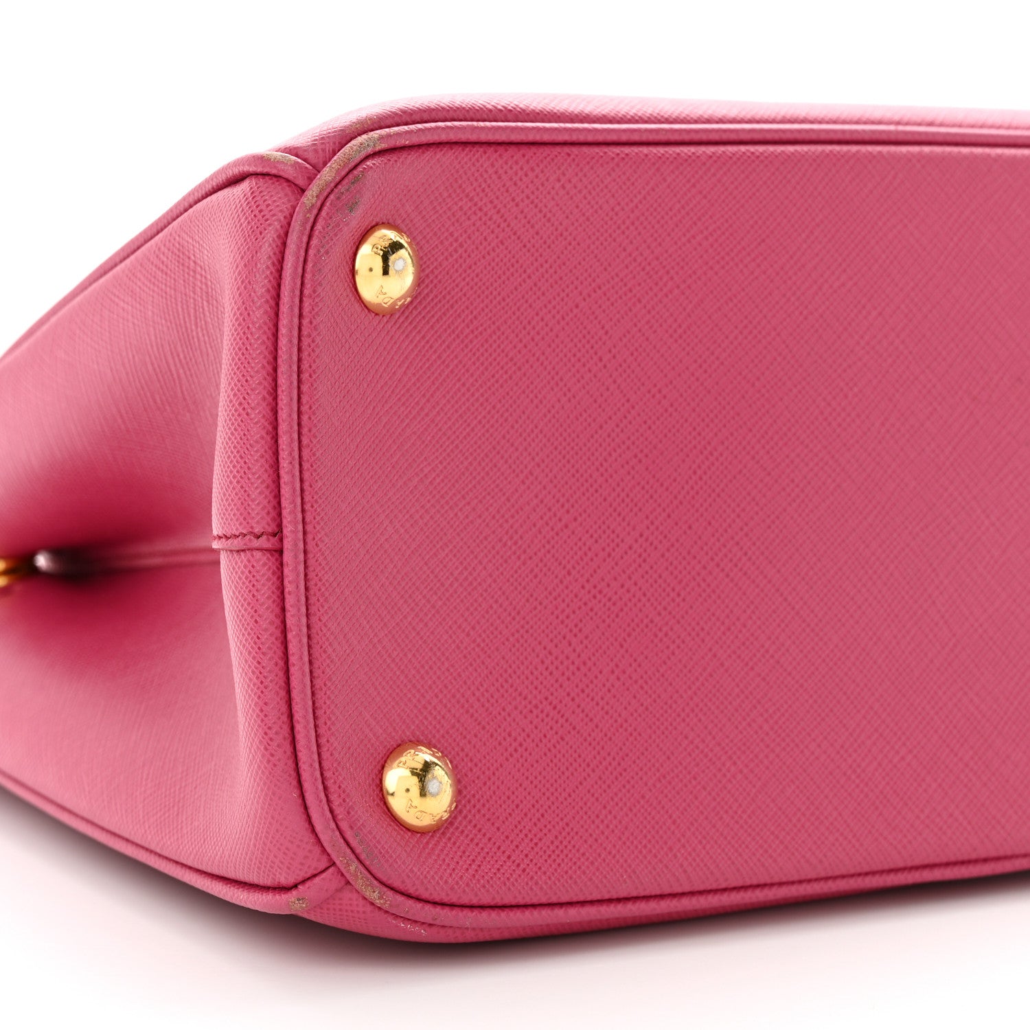 Prada Saffiano Small Galleria Double Zip Tote Fuxia 8 of 12