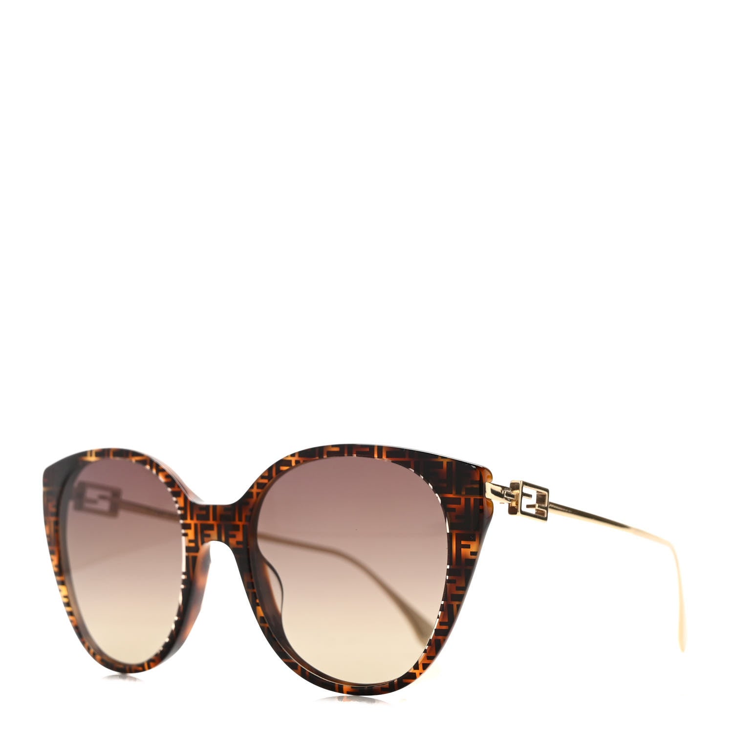 Fendi Acetate Fendi Sunglasses FE40047I Havana Black 1 of 8