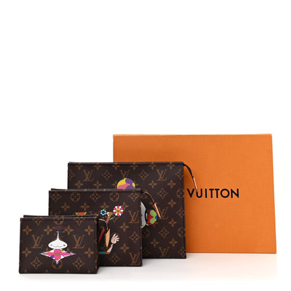 Louis Vuitton LV X TM Monogram Trio Toiletry Pouch Set 9 of 9