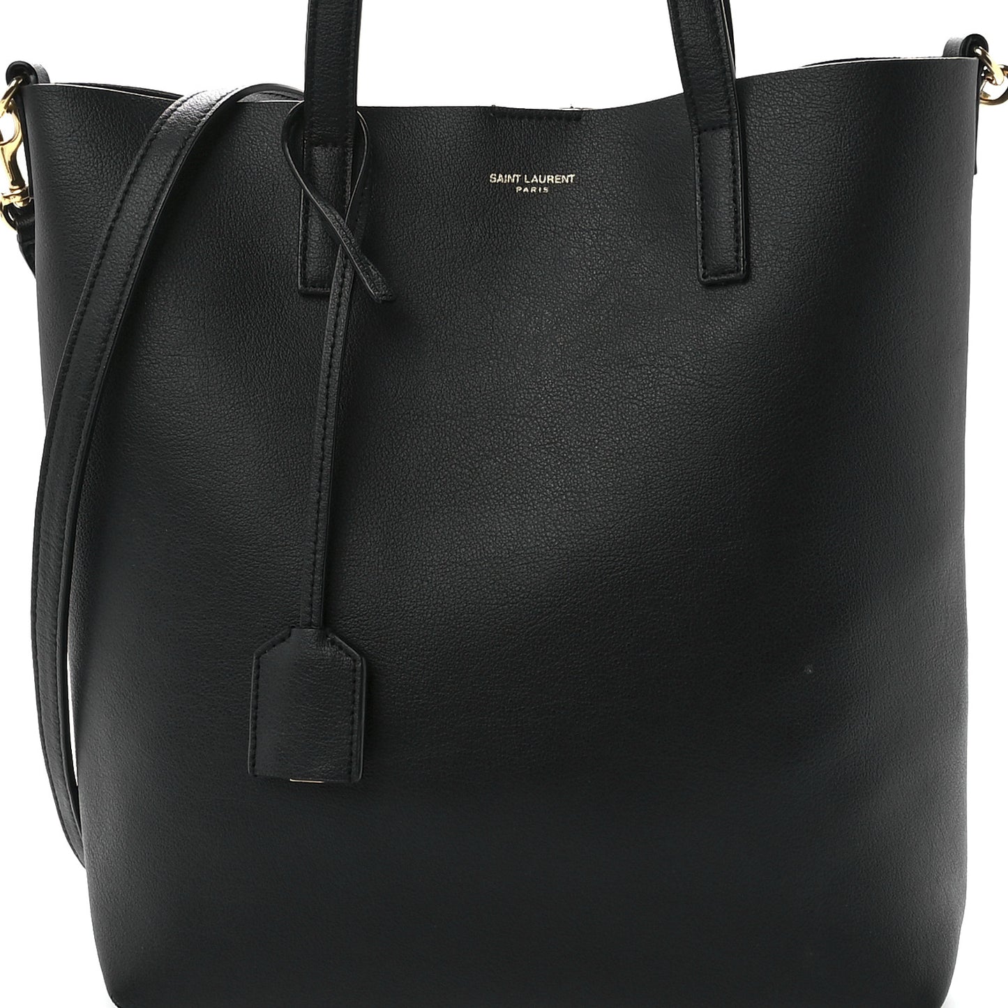 Calfskin Toy Shopping Tote Black