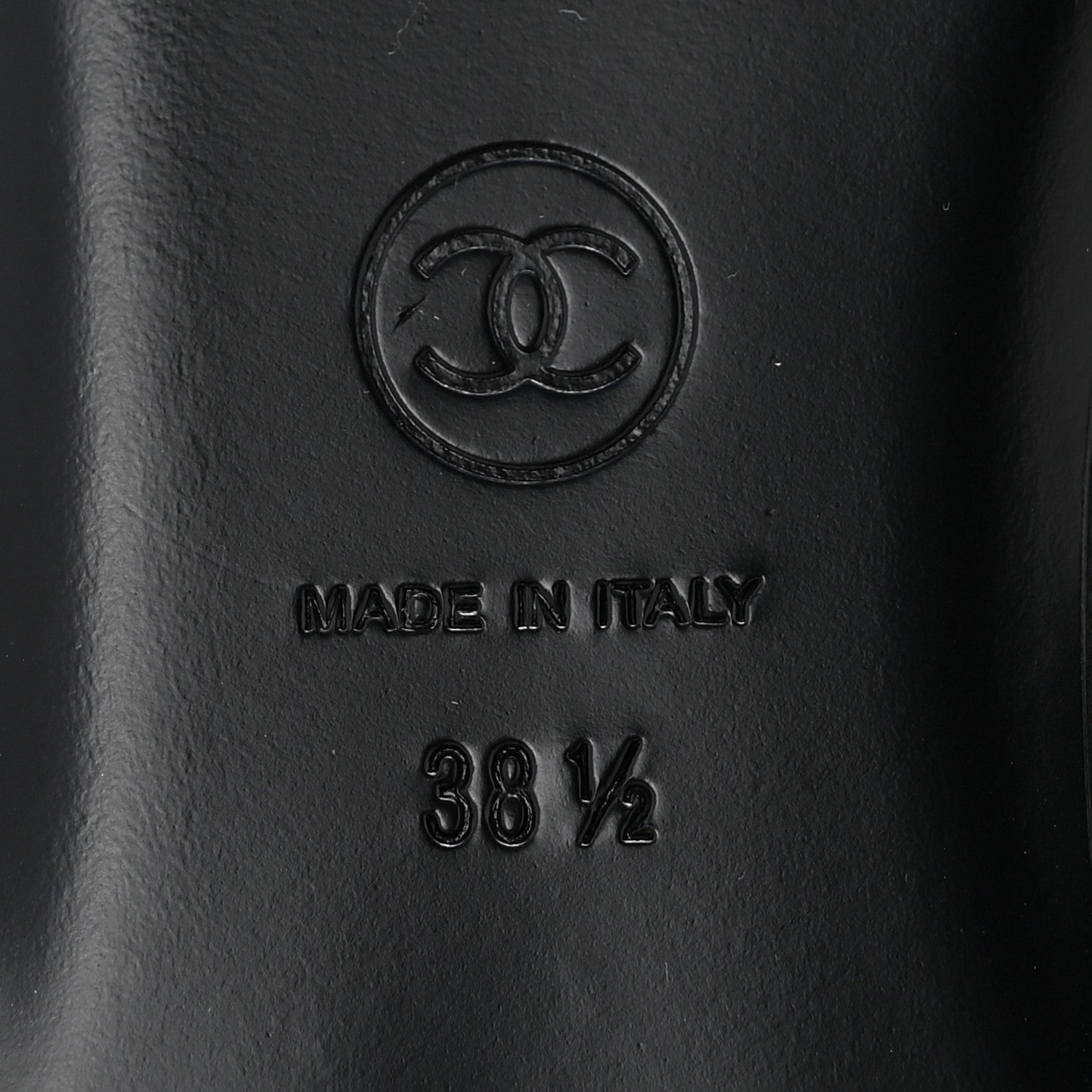 Chanel Lambskin Mary Jane Flats 38.5 Black 7 of 10