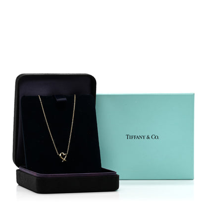 Tiffany 18K Yellow Gold Small Paloma Picasso Loving Heart Pendant Necklace 5 of 5