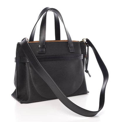Loewe Calfskin Small Gate Tote Black 4 of 9