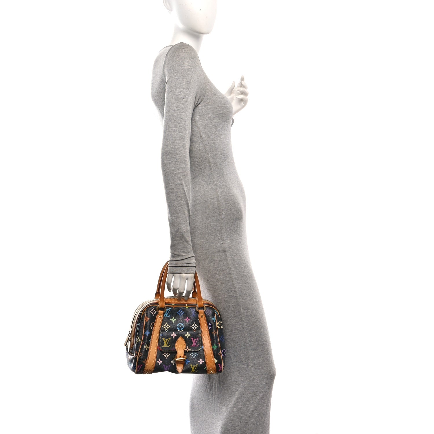 Louis Vuitton Monogram Multicolor Priscilla Black 2 of 12