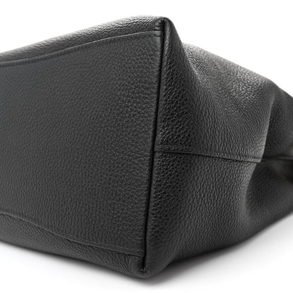 Prada Vitello Phenix Embossed Logo Hobo Black 9 of 10