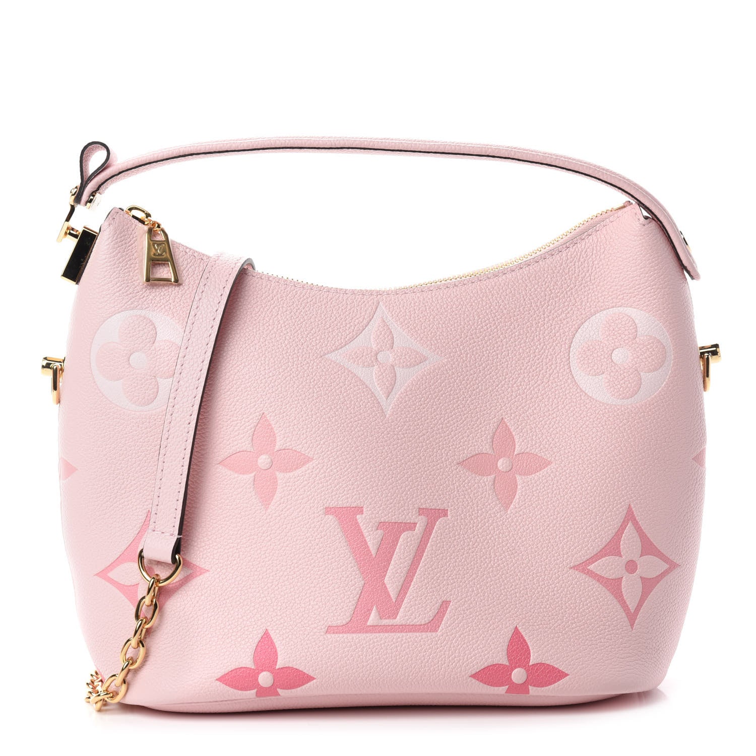 Louis Vuitton Empreinte Monogram Giant By The Pool Marshmallow Hobo PM Bouton De Rose 1 of 11