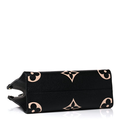 Louis Vuitton Empreinte Monogram Giant Onthego PM Black Beige 4 of 10