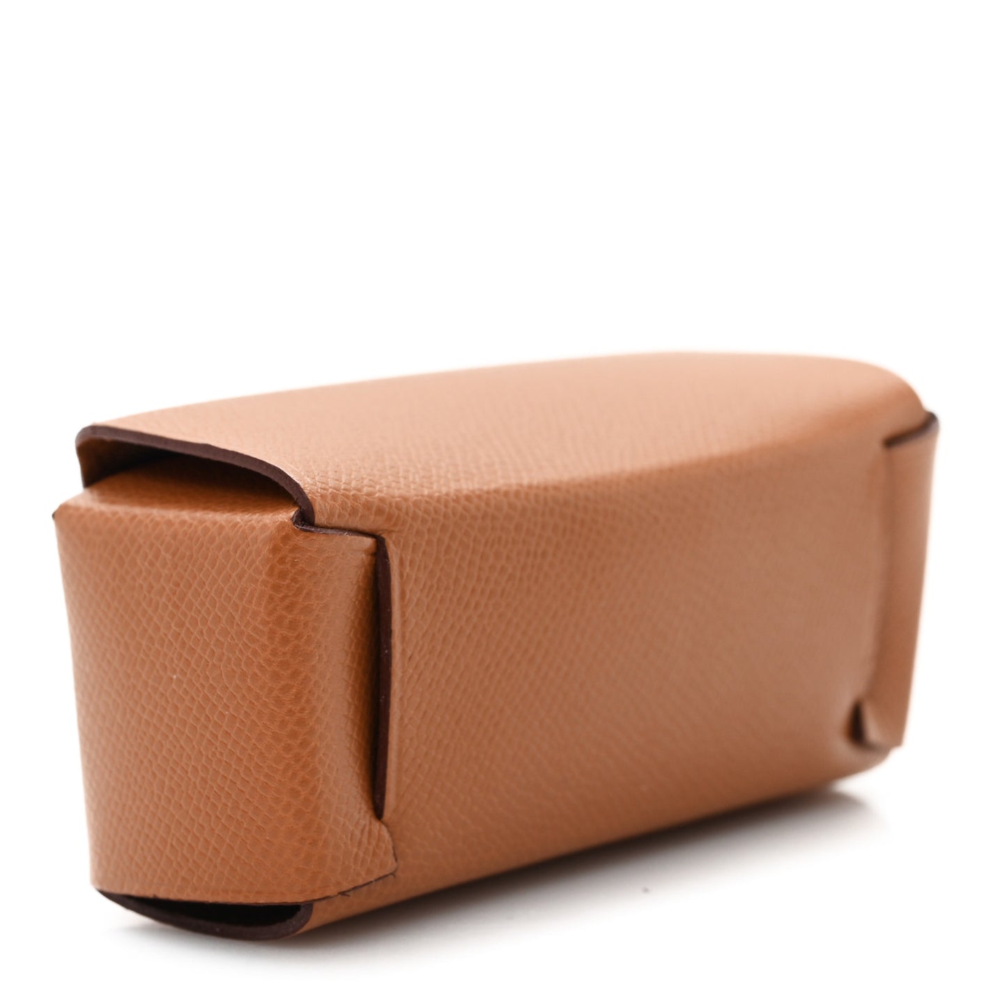Grained Madame Calfskin Lipstick Case with Mirror Gold