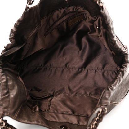 Chanel Metallic Calfskin Baby Coco Cabas Bronze 6 of 11