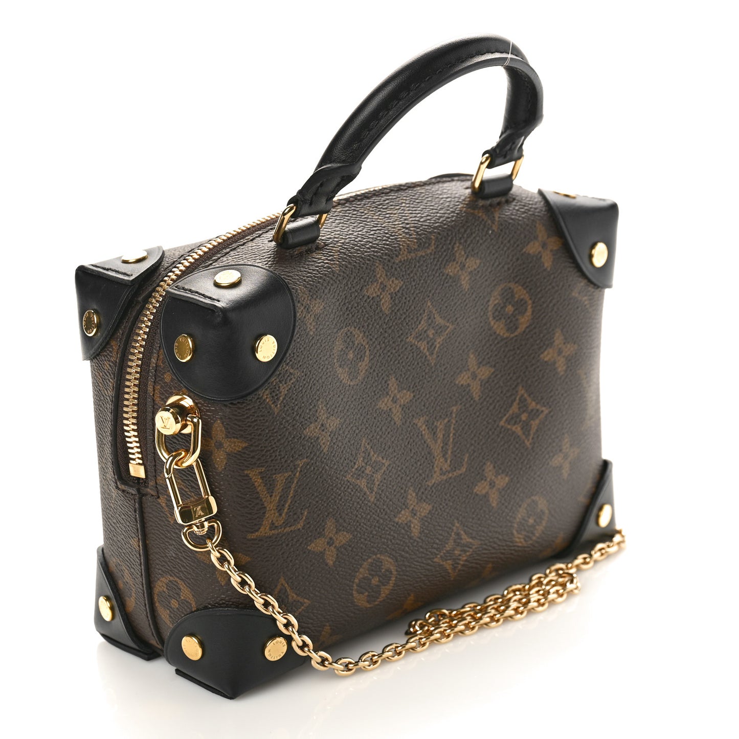 Monogram Petite Malle Souple Black