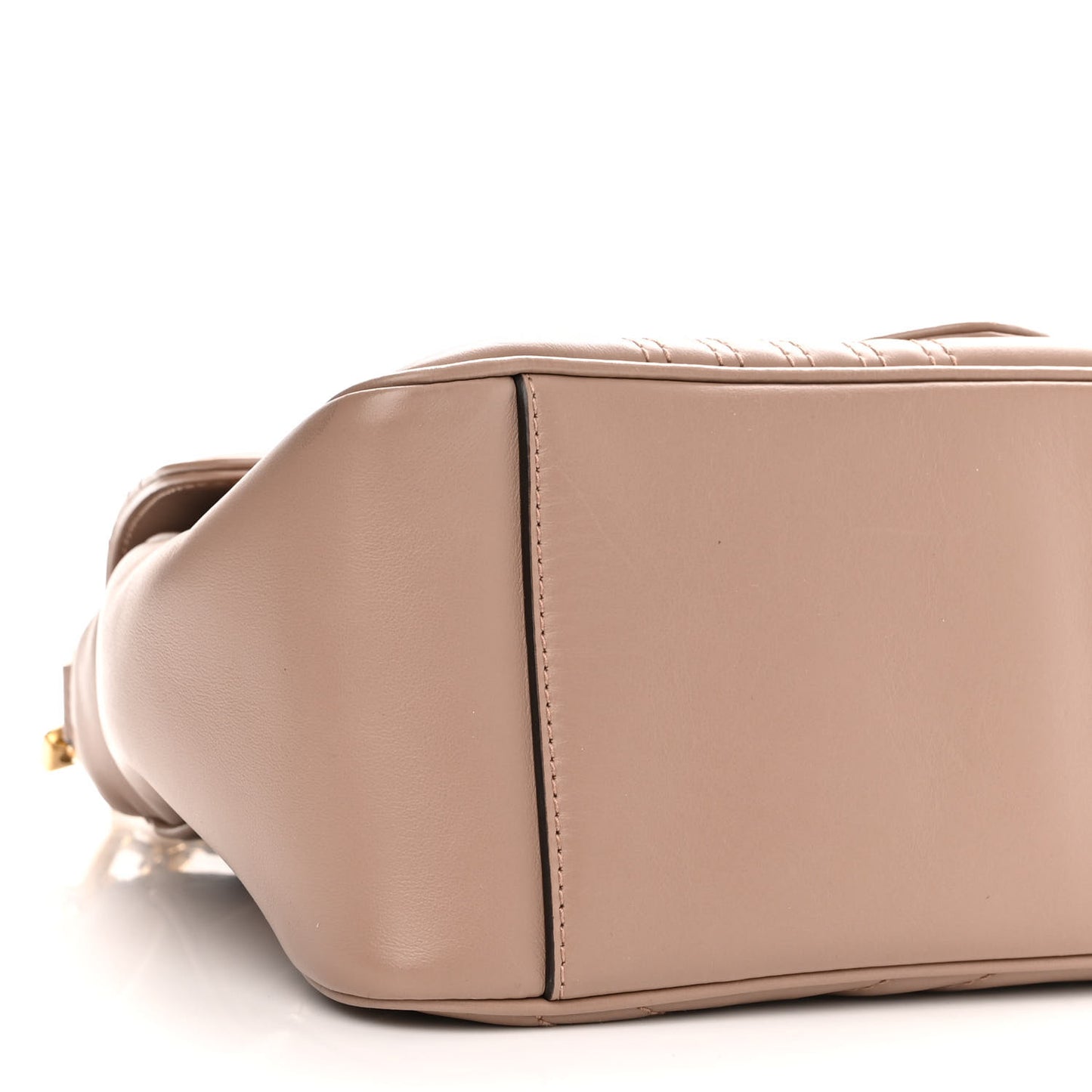 Calfskin Matelasse Small GG Marmont Top Handle Shoulder Bag Porcelain Rose