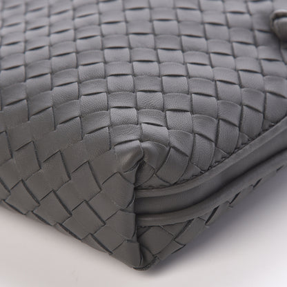Bottega Veneta Nappa Intrecciato Nodini Crossbody Messenger Light Grey 8 of 8