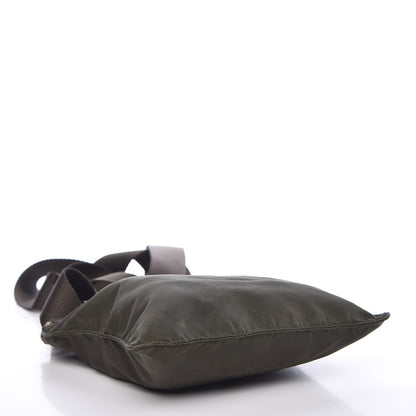 Prada Tessuto Nylon Small Flat Messenger Bag Mimetico 4 of 11