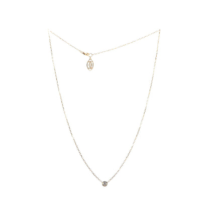 Cartier 18K Yellow Gold Diamond SM D'Amour Pendant Necklace 4 of 5