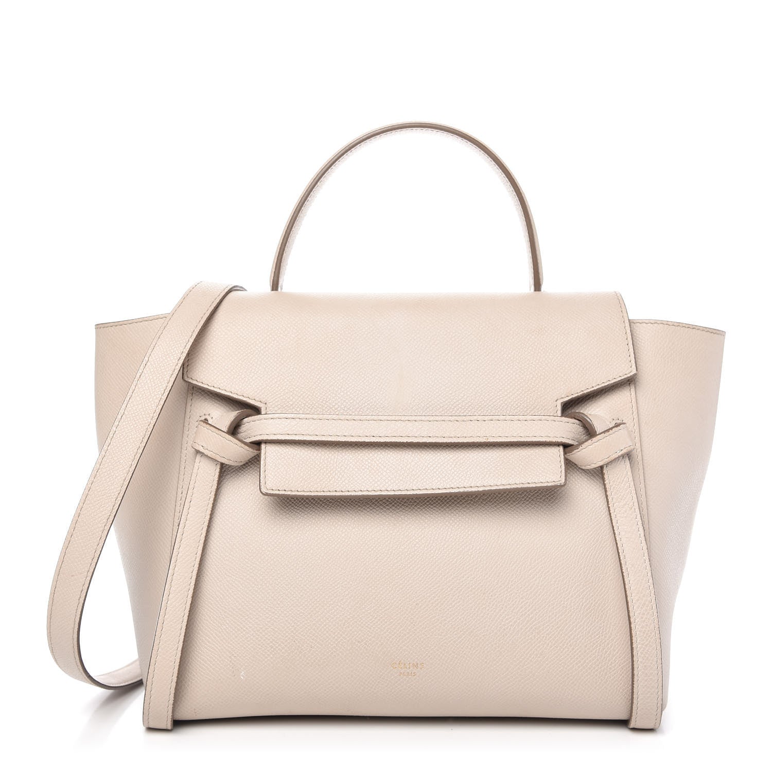 Celine Grained Calfskin Micro Belt Bag Linen 1 of 9