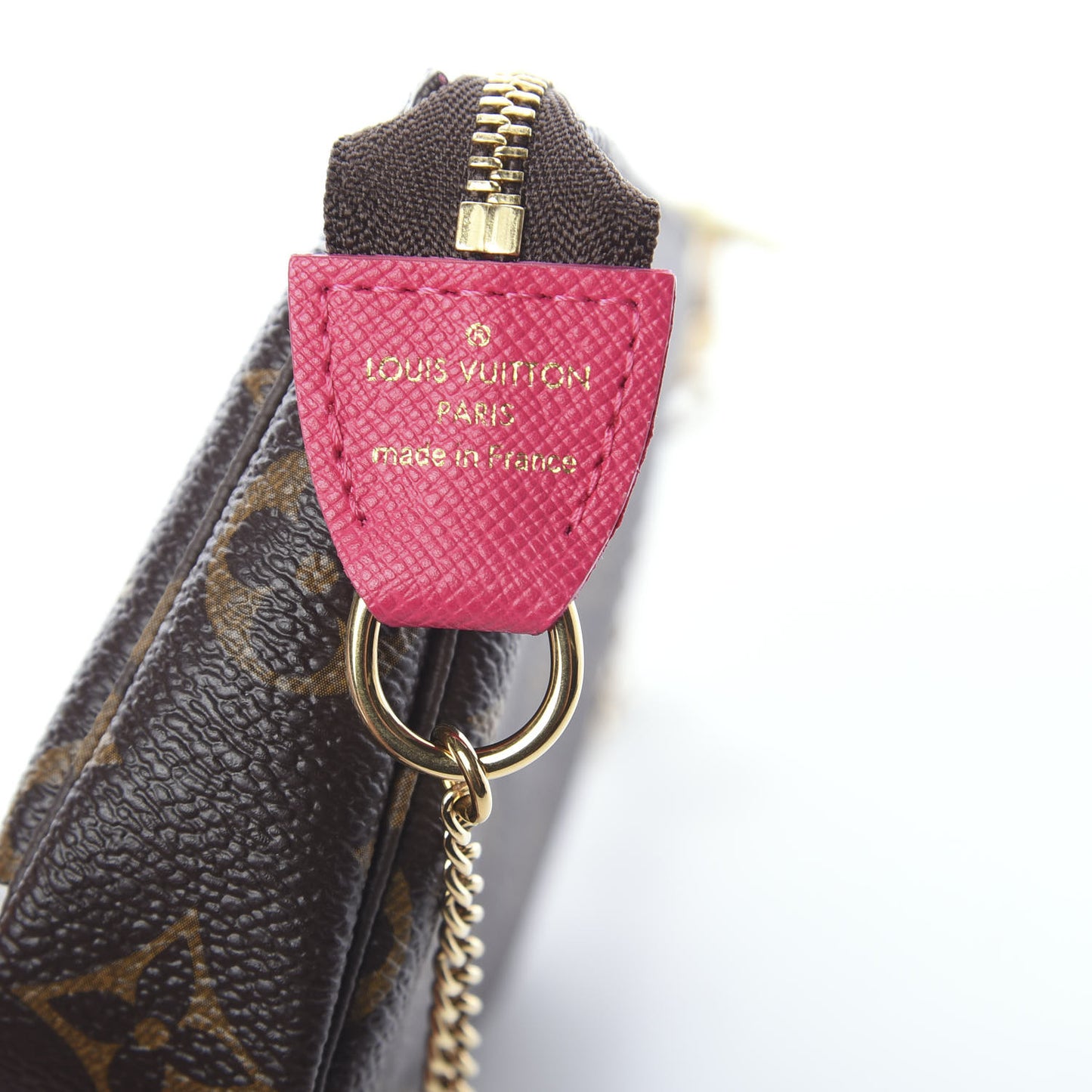 Monogram 2019 Christmas Animation Mini Courchevel Pochette Accessories Fuchsia