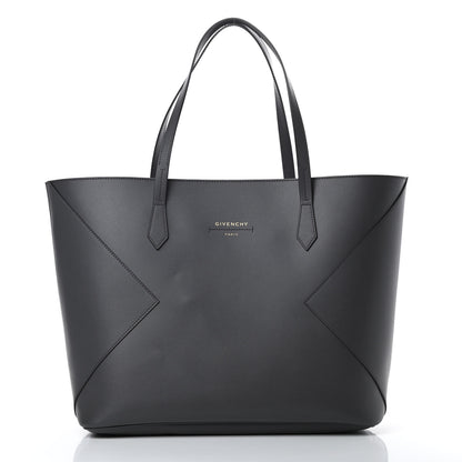 Givenchy Smooth Calfskin Wing Shopper Tote Grey White 3 of 13