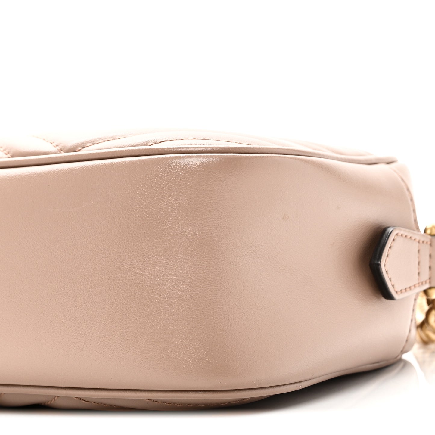 Calfskin Matelasse Small GG Marmont Chain Shoulder Bag Porcelain Rose