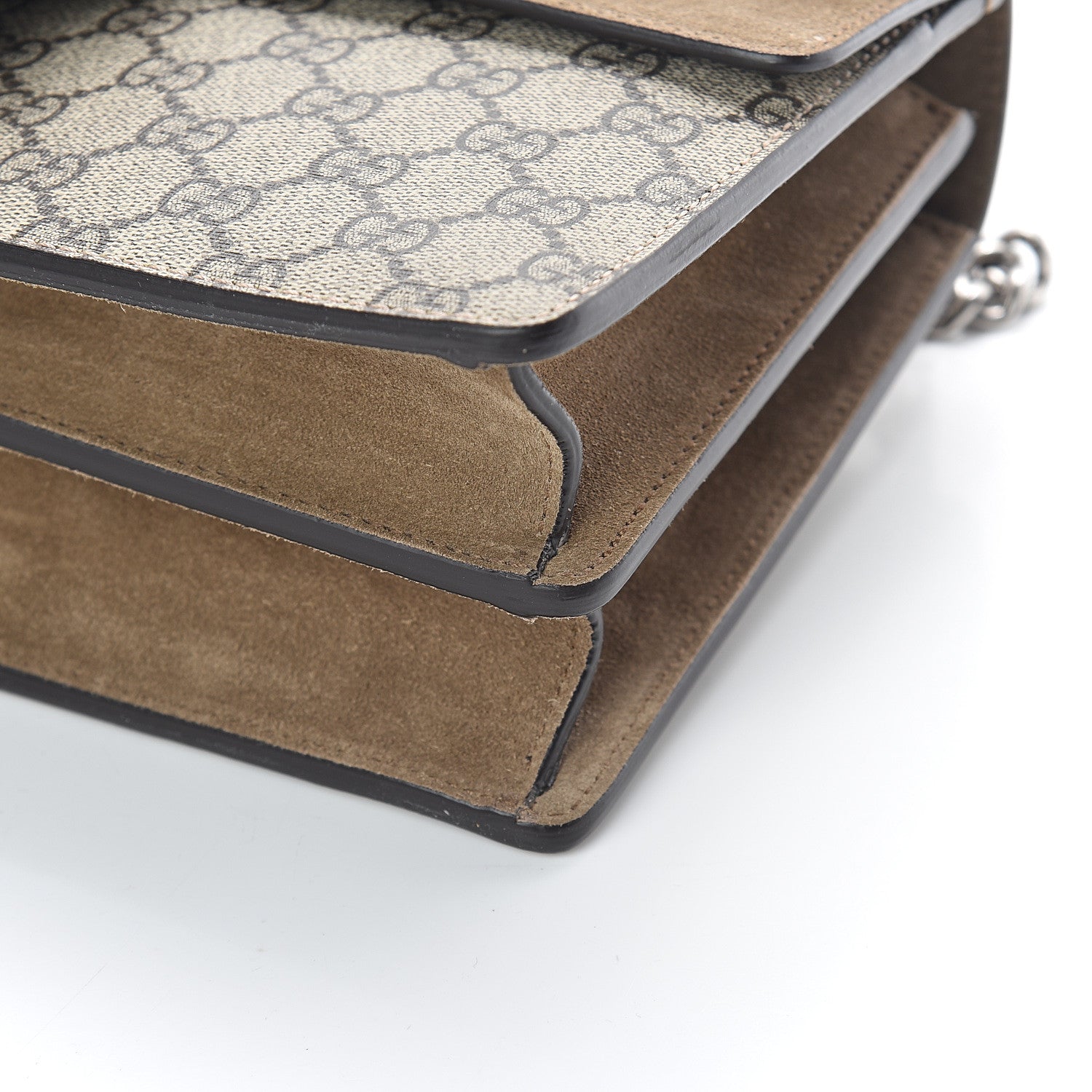 Gucci GG Supreme Monogram Small Dionysus Shoulder Bag Taupe 8 of 8