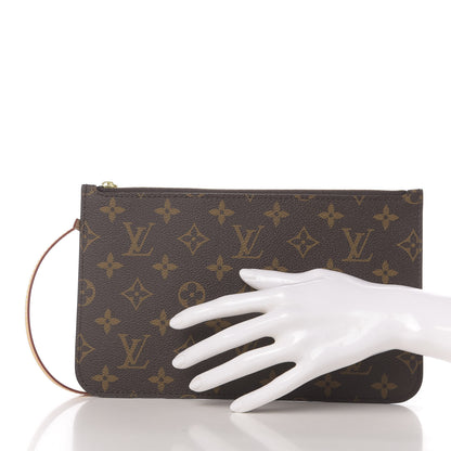 Louis Vuitton Monogram Neverfull MM GM Pochette 2 of 8