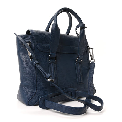 3.1 Phillip Lim Textured Calfskin Medium Pashli Satchel Ink 3 of 10