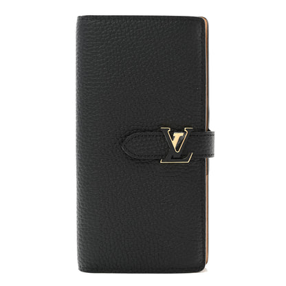Louis Vuitton Taurillon LV Vertical Capucines Wallet Black Arizona 1 of 6