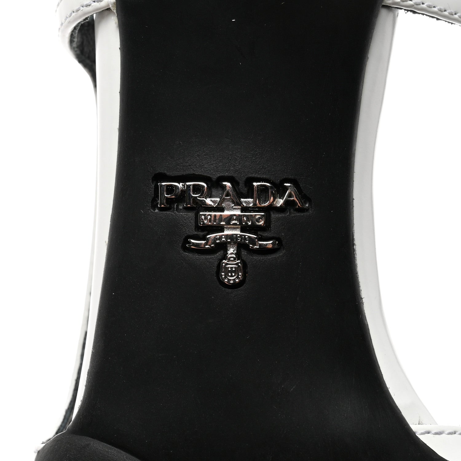 Prada Spazzolato Pointed Toe 55mm Slingback Pumps 38 White 7 of 9