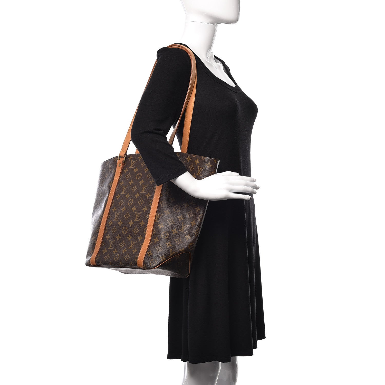 Louis Vuitton Monogram Sac Shopping Tote 2 of 12