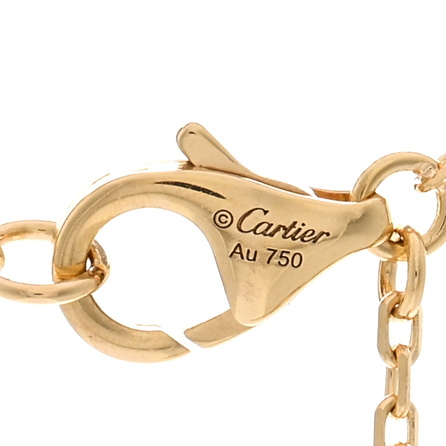 Cartier 18K Yellow Gold Chain Necklace 4 of 4